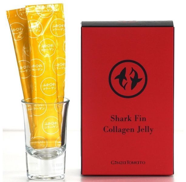 GINZA TOMATO Коллагеновое желе из плавников голубой акулы Shark Fin Collagen Jelly (14 стыков) 14*12,5 гр 239 фото