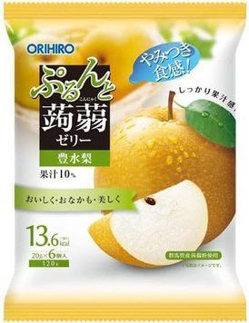 Orihiro Желейні цукерки зі смаком груші Хосу, 120г 2879 фото