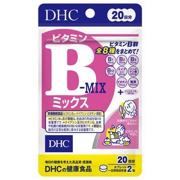 DHC Vitamin B-Mix &mdash; комплекс из 8 витаминов группы B, таблетки, 40 шт (20 дней) 3975 фото