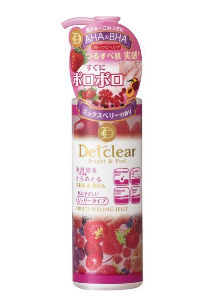 MEISHOKU DET CLEAR BRIGHT PEEL Пилинг гель AHA BHA ягодный 180 мл 1957 фото