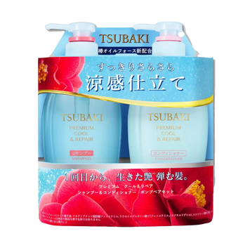 TSUBAKI Комплекс Шампунь+кондиционер Premium cool repair 2*450 мл 1360 фото